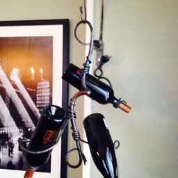 Organic Hanginging Wine Rack - thumbnail 2