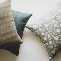 Olive Hmong Pillow Cover, Muted Green Throw Pillow, Modern Minimal Pillows, Simple Cushion Covers Wabi Sabi, Scandi Home Decor - thumbnail 4