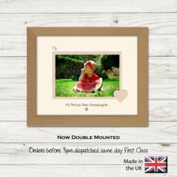 Great Granddaughter Photo Frame My Precious Gift For Mother's Day Landscape 778F Or Portrait 1034F - thumbnail 1