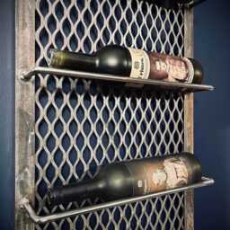 Industrial Wine Rack Storage Display - thumbnail 2