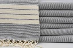"Turkish Towel, Pool Towel, Peshtemal Towel, Gary Towel, 38""x70"