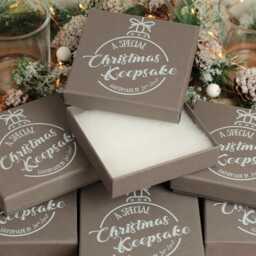 Personalised Pet Cat Engraved Mirror Christmas Tree Decoration - thumbnail 4