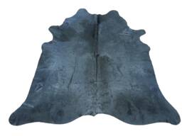 Dyed Cowhide Rug - Genuine Leather, Vibrant Colors - 7 X 6 Ft