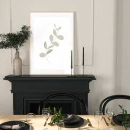 Neutral Wall Prints, Botanical Prints, Bedroom Boho Cream Pampas Grass, Sage Green Home Decor, Hand Drawn Plants, Set Of 3 Prints A2 - thumbnail 3