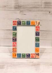 U.s. Presidents Postage Stamp Frame - Holds 4 X 6 Photo - thumbnail 1