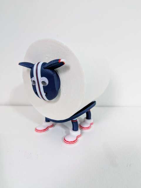 Dundee Fc Sheep Toilet Roll Holder - Funny Football Gift For Him Or Her, Quirky Bathroom Decor Novelty Dees Soccer Fan Present - image 1