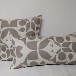 Maharam Mister Pillow Cover Beige Brown Mid-Century Modern - thumbnail 2