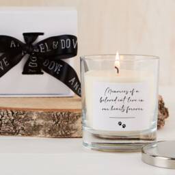 Memories Of A Beloved Cat - Gift Boxed Soy Wax Pet Loss Remembrance Candle - thumbnail 1