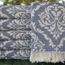 "Turkish Towel, Soft Towel, Bath Towel, Turkish Peshtemal, Aztec Towel, 35""x68" - thumbnail 3