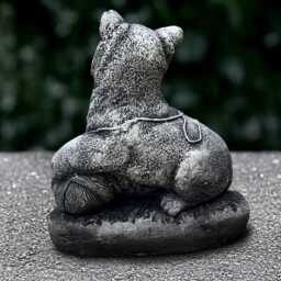 Concrete Playful Kitty Sculpture Stone Cat Figurine Cement Kitten Decoration Memorial Statue Handmade Decor Kitty Lover Gift - thumbnail 4