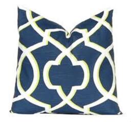 Pillows Cover Custom - Navy Blue Green Peacock Feather Modern 16x16, 18x18 - thumbnail 2