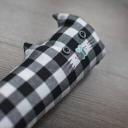 Draft Stopper Filled Cat Dog Bird Extra Long Animal French Holiday Linen Door Window Dodger - thumbnail 2