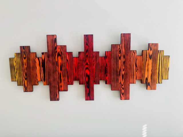 Wooden Wall Art - Handcrafted This Is The Actual Piece You Will Receive - image 1