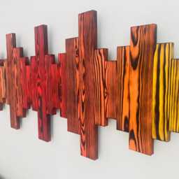 Wooden Wall Art - Handcrafted This Is The Actual Piece You Will Receive - thumbnail 2