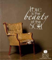 Love Beauty Soul Wall Decal St. Augustine Quote, Vinyl Art - thumbnail 1