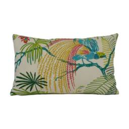 Sanderson - Rain Forest Embroidery Tropical Exotic Embroidered Cushion Cover Handmade Throw Pillow Designer Home D??cor - thumbnail 2