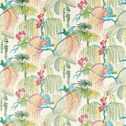 Sanderson - Rain Forest Embroidery Tropical Exotic Embroidered Cushion Cover Handmade Throw Pillow Designer Home D??cor - thumbnail 3