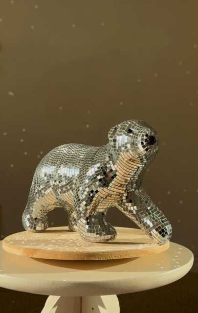 Disco Polar Bear Home Decor - image 1
