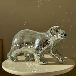 Disco Polar Bear Home Decor - thumbnail 2