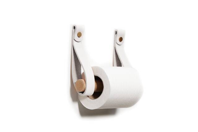 Leather Toilet Roll Holder - image 1