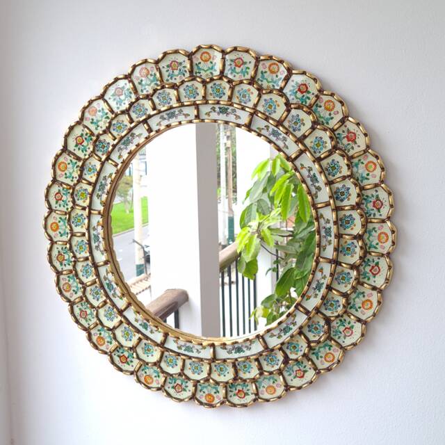 "Peruvian Mirrors ""Harmonious Ivory 60cm" - image 1