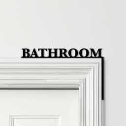 Door Topper Bathroom Decor Various Colours Top Of Decorative Sign - Novelty Wall Decor, Frame Art, Art