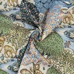 Custom Made William Morris The Brook Natural Blackout/Lining Curtains 3 - thumbnail 3