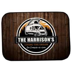 Personalised Campervan Door Mat - Pop Top Indoor Pt102 44cm X 32cm - thumbnail 3