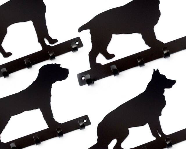 Custom Breed Pet Key Rack - Metal Hook, Dog/Cat Gift, Holder, Wall Art, Lover's Gift