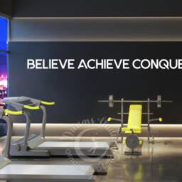 "Gym Wall Decal ""Believe Achieve Conquer" - thumbnail 3