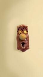 Alice in Wonderland - Door Lock. Handmade Polymer Clay Action Figure. Unique Collectible - thumbnail 1