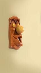 Alice in Wonderland - Door Lock. Handmade Polymer Clay Action Figure. Unique Collectible - thumbnail 2