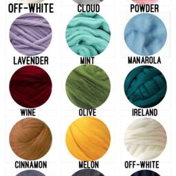 Chunky Knit Merino Wool Blanket, Super Soft, Cozy Throw - thumbnail 4