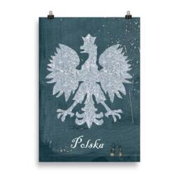 Poster Polish Wall Art, Polski Orzel, Wall Art, Polish Home Decor, Polish White Eagle, Polish Gift Idea - thumbnail 2