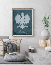Poster Polish Wall Art, Polski Orzel, Wall Art, Polish Home Decor, Polish White Eagle, Polish Gift Idea - thumbnail 1