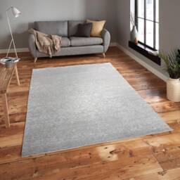 8x10 Rug Grey Silver Modern Design Wool & Silk Rug, #8499 - 242x300 cms. Free Shipping - thumbnail 3