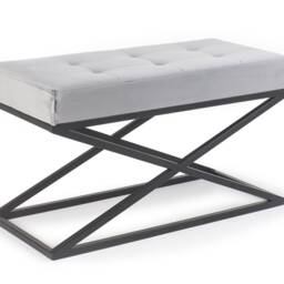 Tofa Modern Bench/Seat in The Hall/ Living Room Bedroom Unique Look Strong Metal Frame Hand Made Poland - thumbnail 2