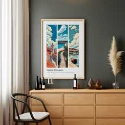 Camino Portugues Poster Way Of St James Print - thumbnail 2