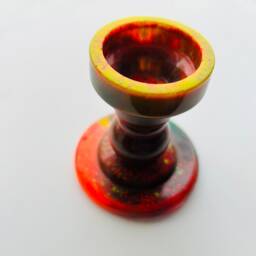Neon Bright Resin Candle Holder - thumbnail 2