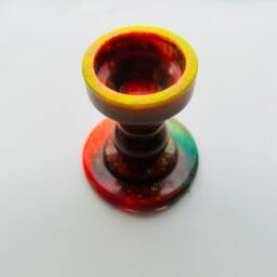 Neon Bright Resin Candle Holder - thumbnail 4