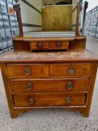 Available For Painting - Lovely Vintage Dressing Table Table Price Includes - thumbnail 1