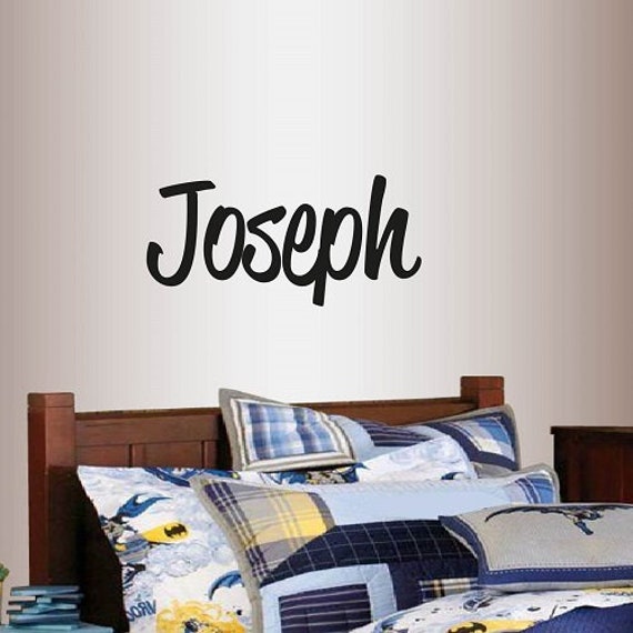 In-Style Decals Wall Vinyl Decal Home Decor Art Sticker Custom Boys Name Kids Baby Boy Nursery Play Room Bedroom Removable Mural Design 2575 - image 1