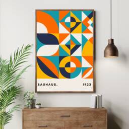 Bauhaus Poster, 1923 Wall Art, Living Room Prints, Modern Home Decor, Posters, Decor - thumbnail 2