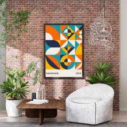 Bauhaus Poster, 1923 Wall Art, Living Room Prints, Modern Home Decor, Posters, Decor - thumbnail 3
