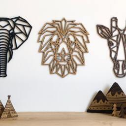 Lion Wall Art Decor - Home Nursery Animal Safari Africa Wildlife - thumbnail 3