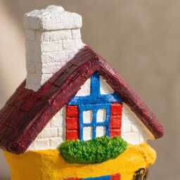 Fairy-Inspired Boot House Statue Hand-Painted Garden Concrete Gnome Home Decor - thumbnail 4