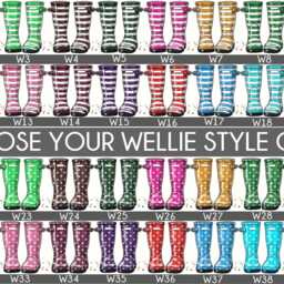 Personalised Family Portrait Wellie Print Fully Customisable Custom Name Wall Art - thumbnail 3