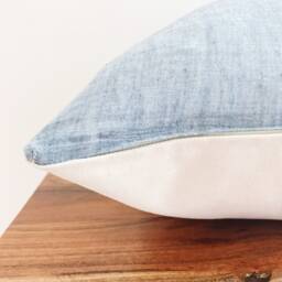 Syros Khadi Pillow Cover - 20 X Hand Woven Case Square Tribal Modern Throw - thumbnail 2