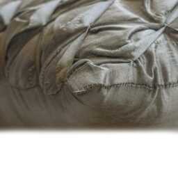 "Decorative Gray Euro Pillowcase 24""x24""/26""x26" - thumbnail 2
