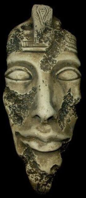 Egyptian Art/Sculpture - Akhenaten Relief Carving Replica Ancient Egypt 18T - image 1